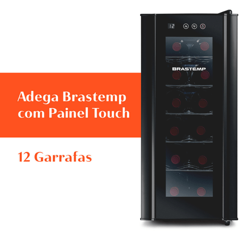 Adega Brastemp 12 Garrafas com painel touch - BZC12BE • BIVOLT - Imagem 2