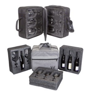 Mala EZ Trip – Bolsa Pequena Com Espuma Protetora De Garrafas e Taças