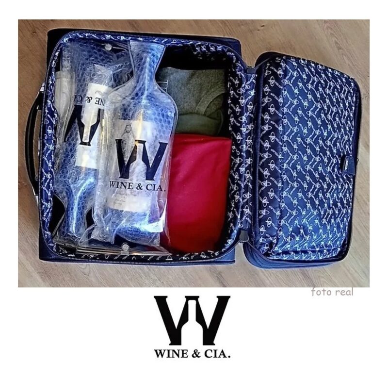 Protetor de garrafa de vinho em plástico bolha – Wine Skin – 12 unidades - Imagem 5