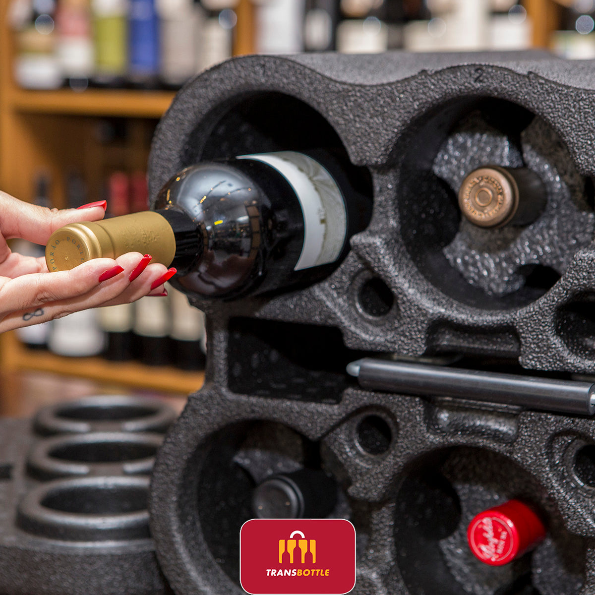 Transbottle Para 6 Garrafas + Mala Exclusiva de Transporte Segurança Para Garrafas Anti Impacto - Imagem 11