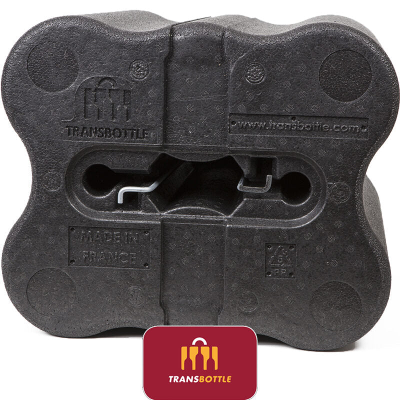 Case de Proteção de Garrafas de Vinho e Cadeado em Tecido Vermelho Inviolável TSA - Imagem 8