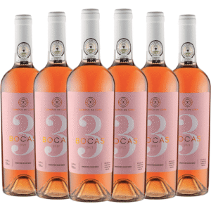 Pack 6 Unidades Vinho 3 Bocas Rosé